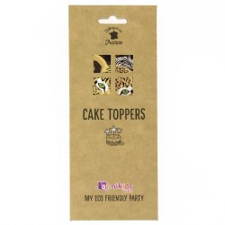 Cake Toppers Savana - Riciclabile. n°1
