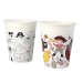 6 Bicchieri Pirata Color - Compostabile. n1