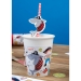 6 Bicchieri Pirata Color - Compostabile. n3