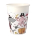 6 Bicchieri Pirata Color - Compostabile. n6