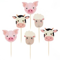 Kit Cupcakes Animali della fattoria - Riciclabile. n3