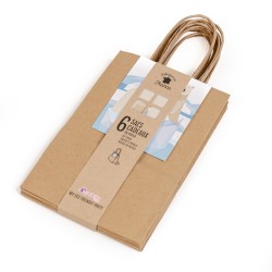 6 Sacchetti Regalo Animali Polari - Riciclabile. n6