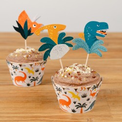 Kit Cupcakes Dinosauri - Riciclabile. n1