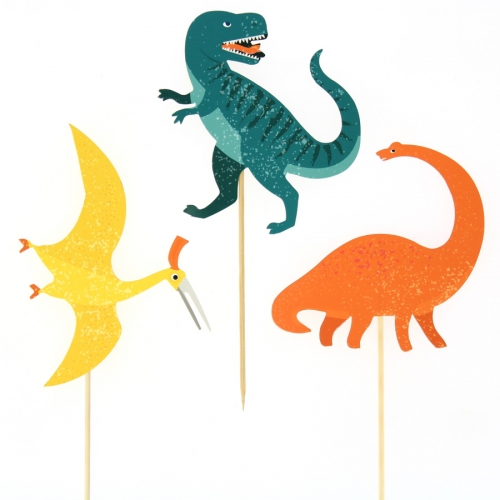 Cake Toppers Dinosauri - Riciclabile 
