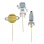 Cake Toppers Spazio - Riciclabile