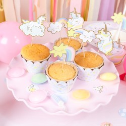 Kit per cupcake Unicorno - Riciclabile. n1