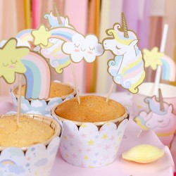 Kit per cupcake Unicorno - Riciclabile. n3