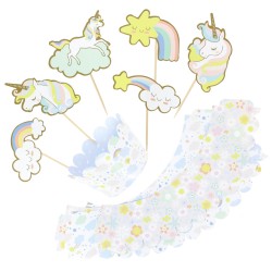 Kit per cupcake Unicorno - Riciclabile. n5