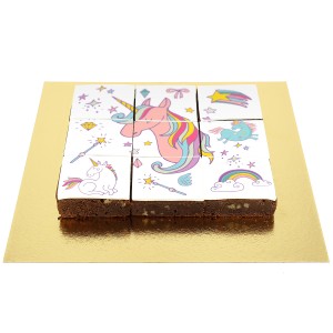 Brownies Puzzle Unicorno Arcobaleno