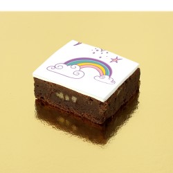 Brownies Puzzle Unicorno Arcobaleno. n1