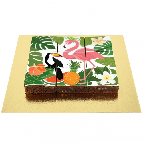Brownies puzzle Tropicale 