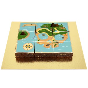 Brownies puzzle Mappa del Tesoro