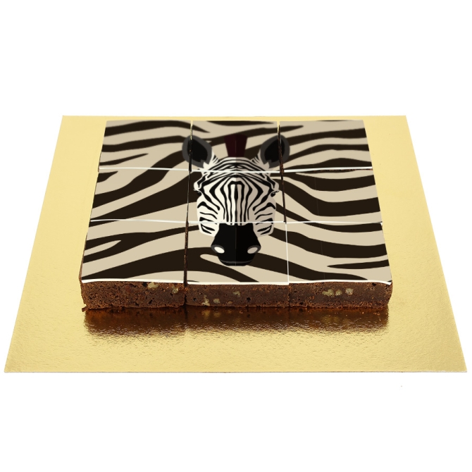 Puzzle Brownies Savannah - Zebra 