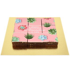 Brownies Puzzle cactus- personalizzabile