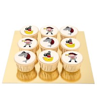 9 Cupcake Color Pirata - Vaniglia