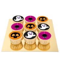 9 Cupcakes Halloween - Cioccolato