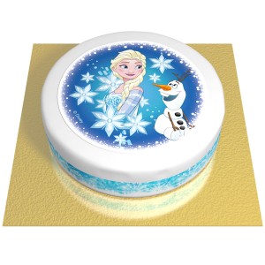 Torta Elsa e Olaf -  20 cm