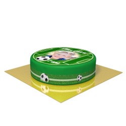 Torta Campo da Calcio Personalizzabile -  20 cm. n1