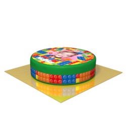 Torta Block Party Personalizzabile -  20 cm. n1