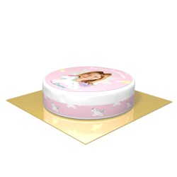 Torta Unicorno Stella Personalizzabile -  20 cm. n1