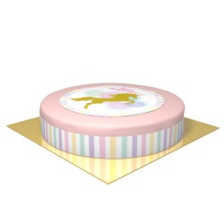 Torta Unicorno Oro -  26 cm. n1