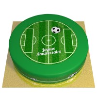 Torta Campo da Calcio -  26 cm Cioccolato