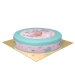 Torta Unicorno Rainbow celeste -  26 cm. n2