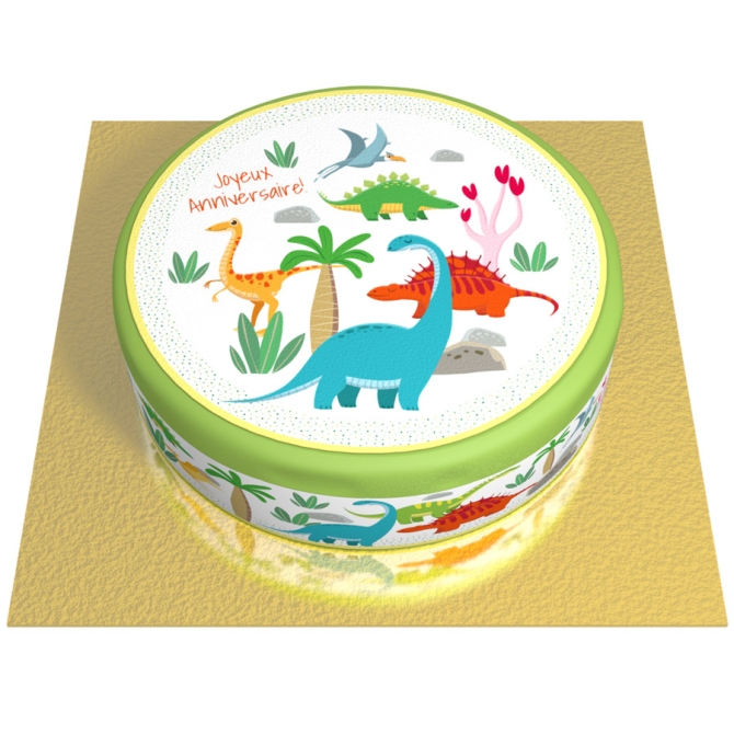 Torta Dino Colors -  20 cm 