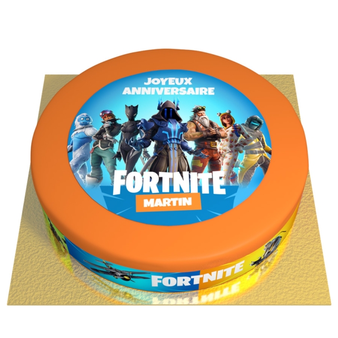 Torta Fortnite Personalizzabile -  26 cm 