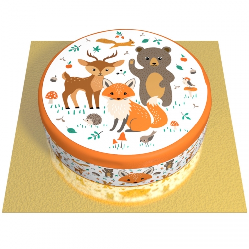 Torta Animali della Foresta -  20 cm 