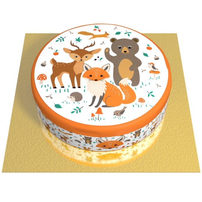 Torta Animali della Foresta - Ø 20 cm 