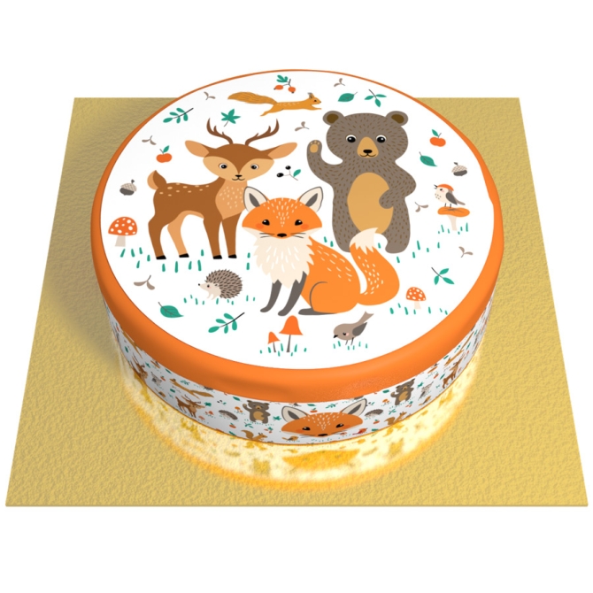 Torta Animali della Foresta -  20 cm 