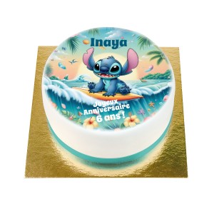 BuenoCake Stitch Hawaii personalizzabile -  14 cm