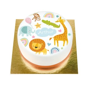 BuenoCake Baby Jungle personalizzabile -  14 cm