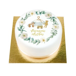 BuenoCake Benvenuto ragazzo - personalizzabile -  14 cm