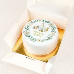 BuenoCake Benvenuto ragazzo - personalizzabile -  14 cm. n1