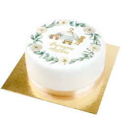 BuenoCake Benvenuto ragazzo - personalizzabile -  14 cm. n2