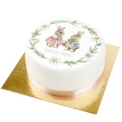 BuenoCake Rabbit Family - personalizzabile -  14 cm. n2