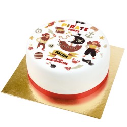 BuenoCake Pirata - personalizzabile - Ø 14 cm. n°2