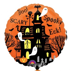 Palloncino Mylar Halloween Castello stregato