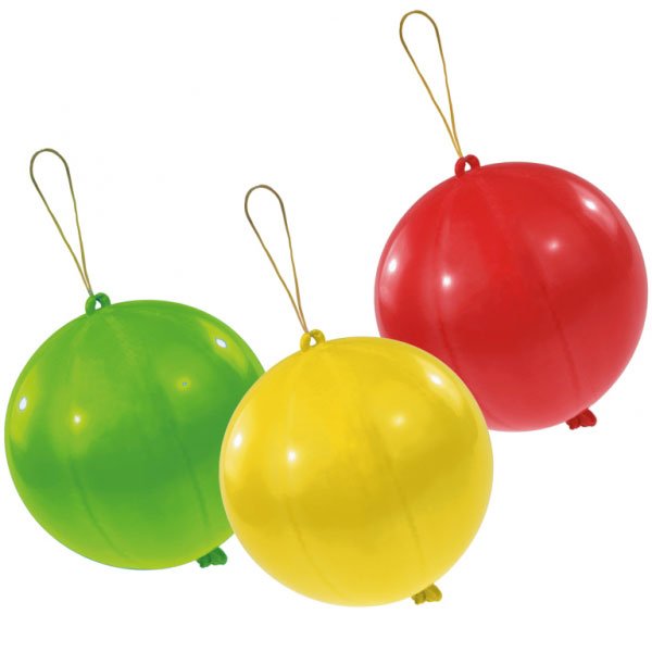 3 Palloncini Punchball Multicolore 