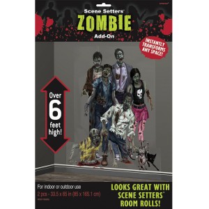 Decorazioni giganti Zombie Family