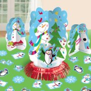Kit decorazioni da tavola - Pupazzo di neve allegro