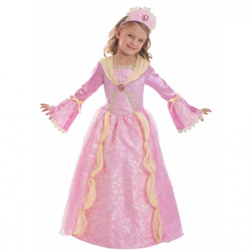 Costume Principessa Medievale Rosa Corolle 