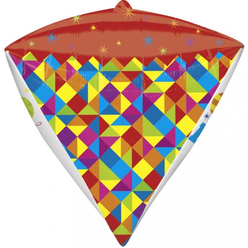 Palloncino gigante Happy Birthday Diamante 