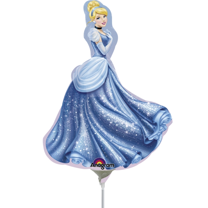 Palloncino con asta Cinderella 