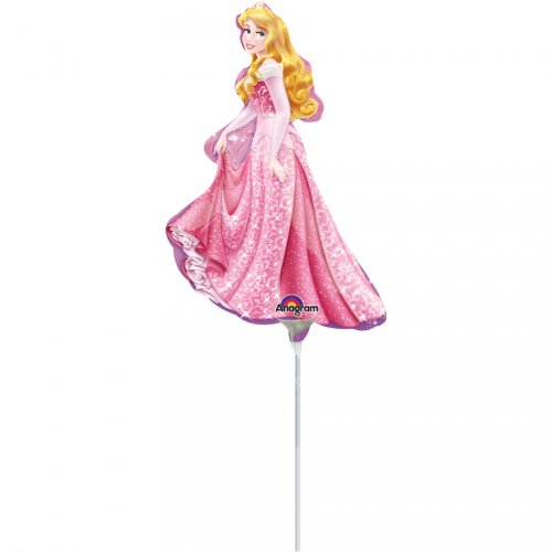 Palloncino con asta Principessa Aurora 