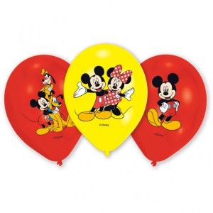 6 Palloncini Mickey Mouse e i suoi amici