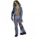 Costume Scheletro Zombie con Capelli Lunghi. n1