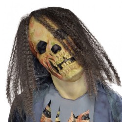 Costume Scheletro Zombie con Capelli Lunghi. n2